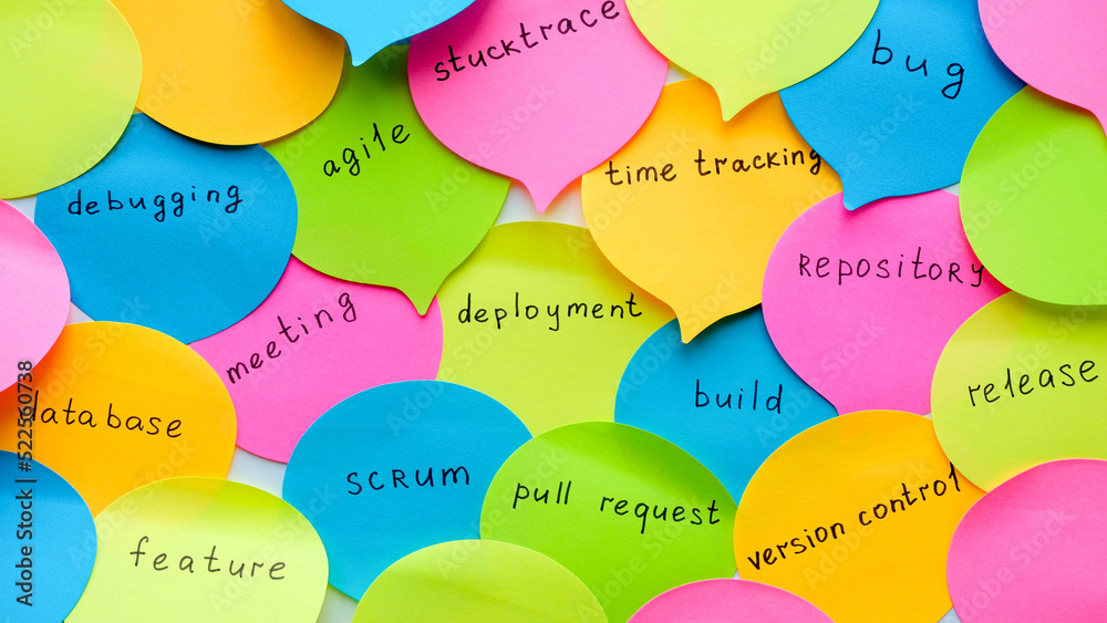 Image of notes representing a software release