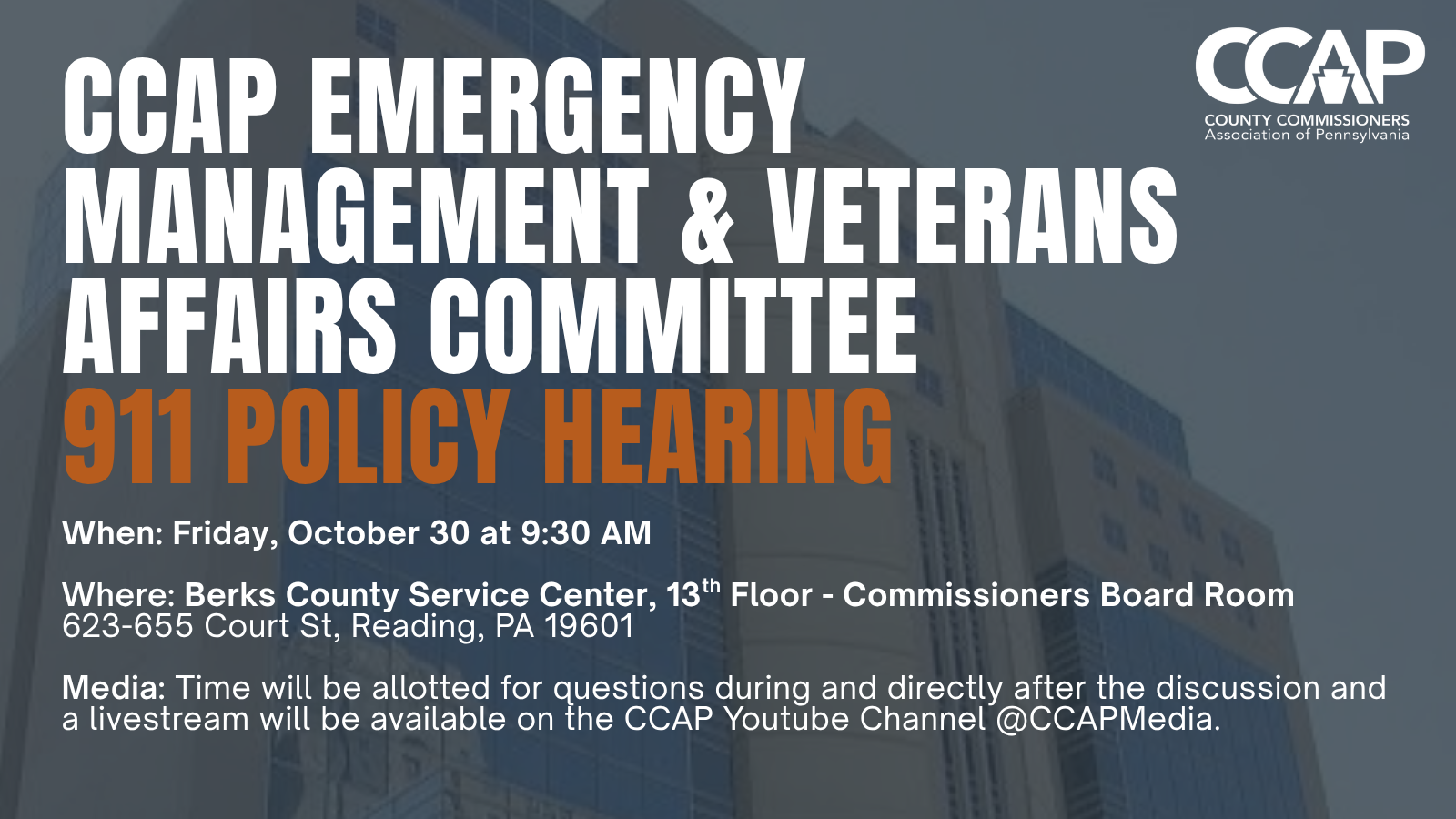 911 Hearing Information