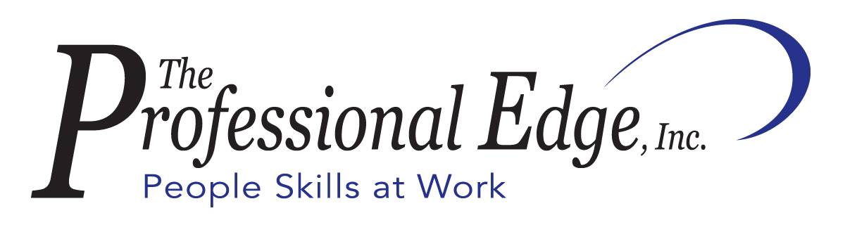 The Professional Edge, inc. People Skills at Work logo