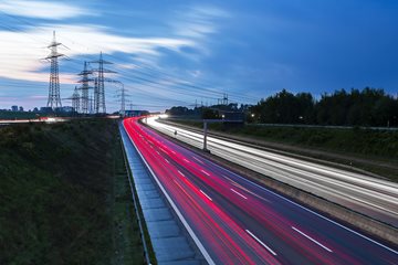 Fiber on a highway